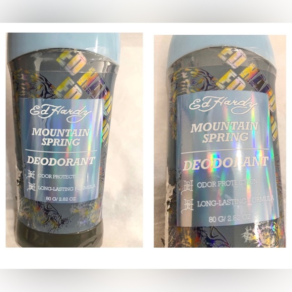 Ed Hardy mountain spring‎ odor protection deodorant 2pack new - Picture 2 of 14